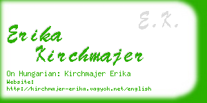 erika kirchmajer business card